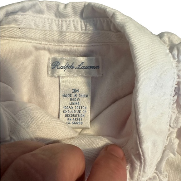 Ralph Lauren Striped Girls Infant Dress size 3 months - Picture 4 of 7